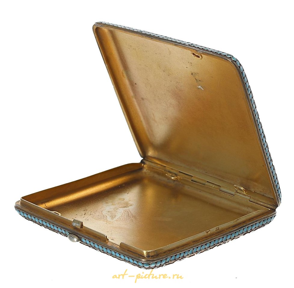 俄罗斯银 , 俄罗斯银烟斗盒