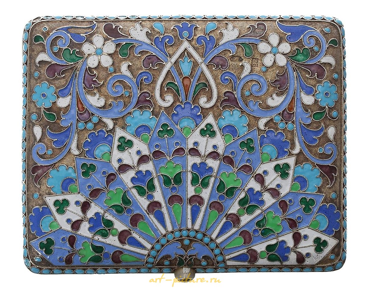 俄罗斯银 , 俄罗斯银制烟斗盒