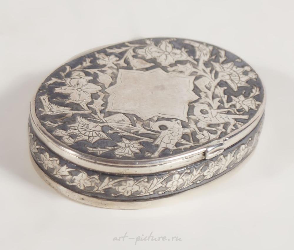 Russian silver , SILVER SNUFF BOX