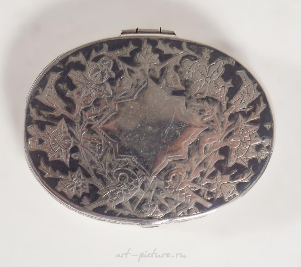 Russian silver , SILVER SNUFF BOX