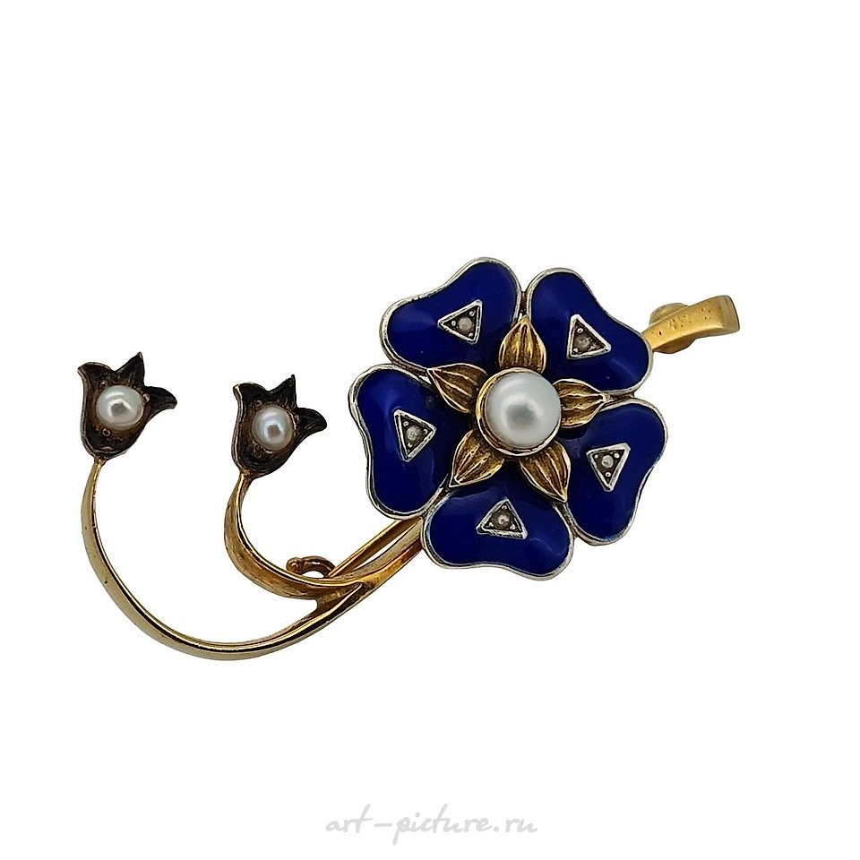 Russian silver , Vintage Russian Art Deco Imperial Era 925 Gilded...