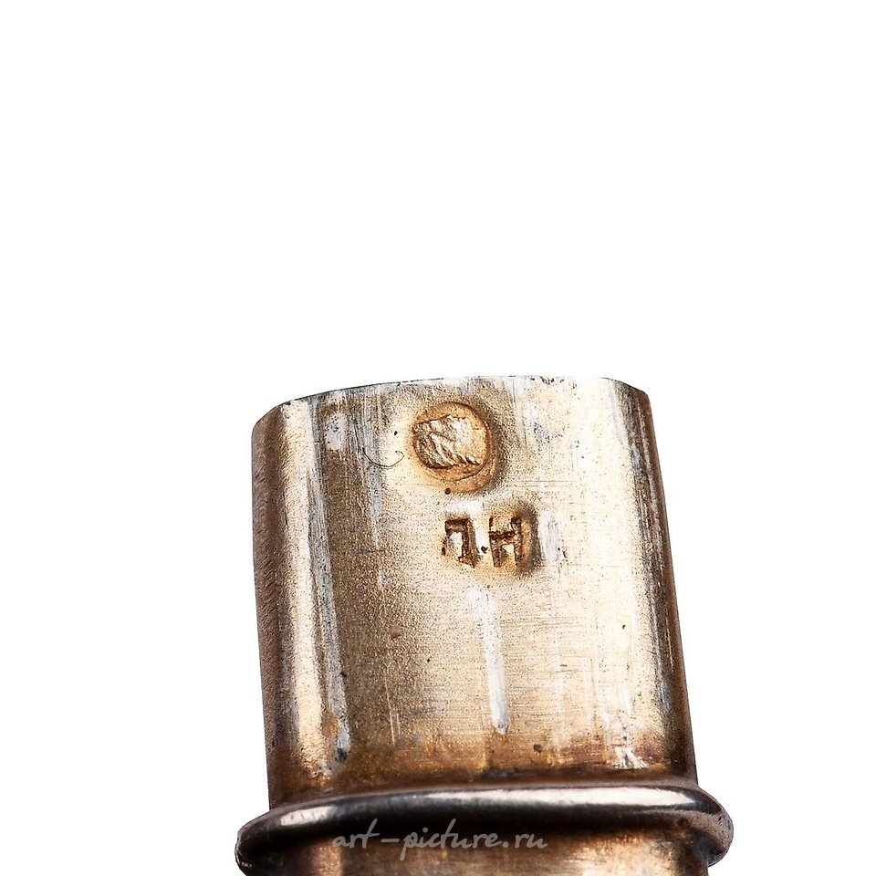 Russian silver , A Russian Imperial Silver Cloisonne enamel pencil holder