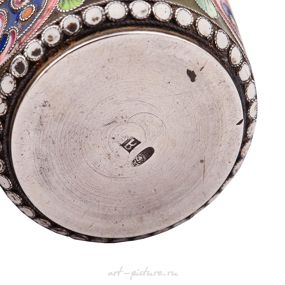 Русское серебро , Пара рюмок из русского серебр