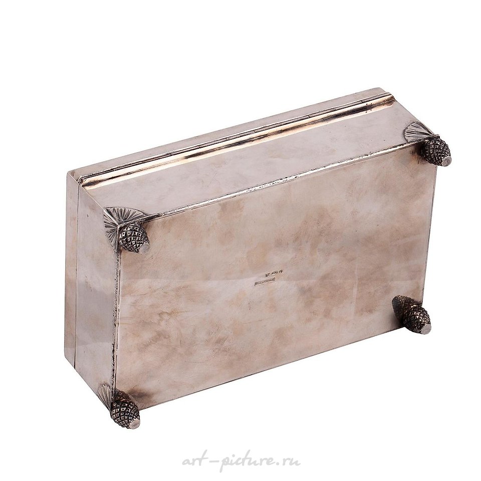 Русское серебро , Массивный русский хьюмидор для сига