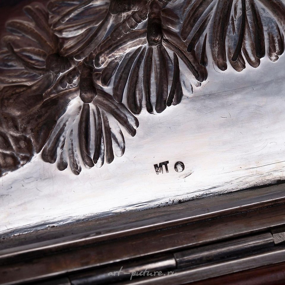 Русское серебро , Массивный русский хьюмидор для сига