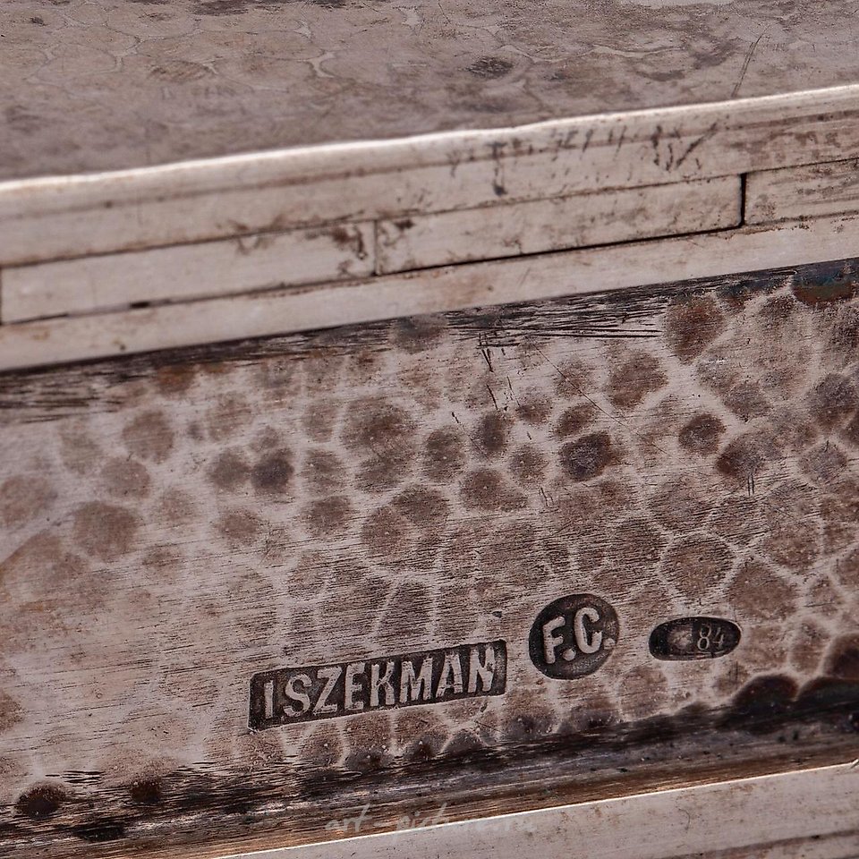 俄罗斯银 , 俄罗斯银质雪茄盒"Самородок"