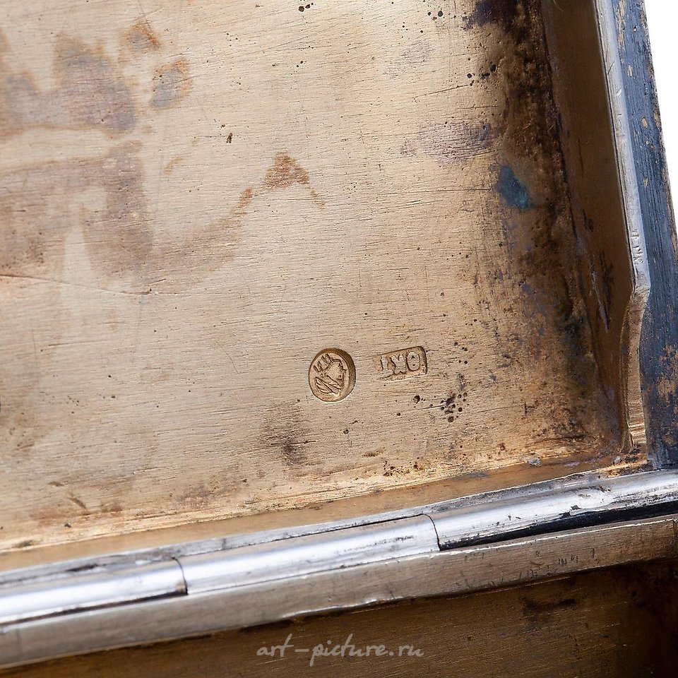 Русское серебро , Русская литая коробка для сигар