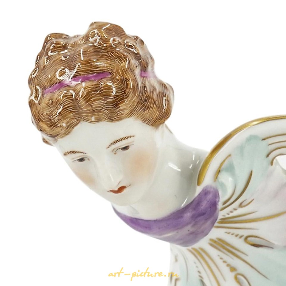 Royal Vienna Porcelain , Royal Vienna Porcelain Reticulated Centerpiece W/ Figural Ha...