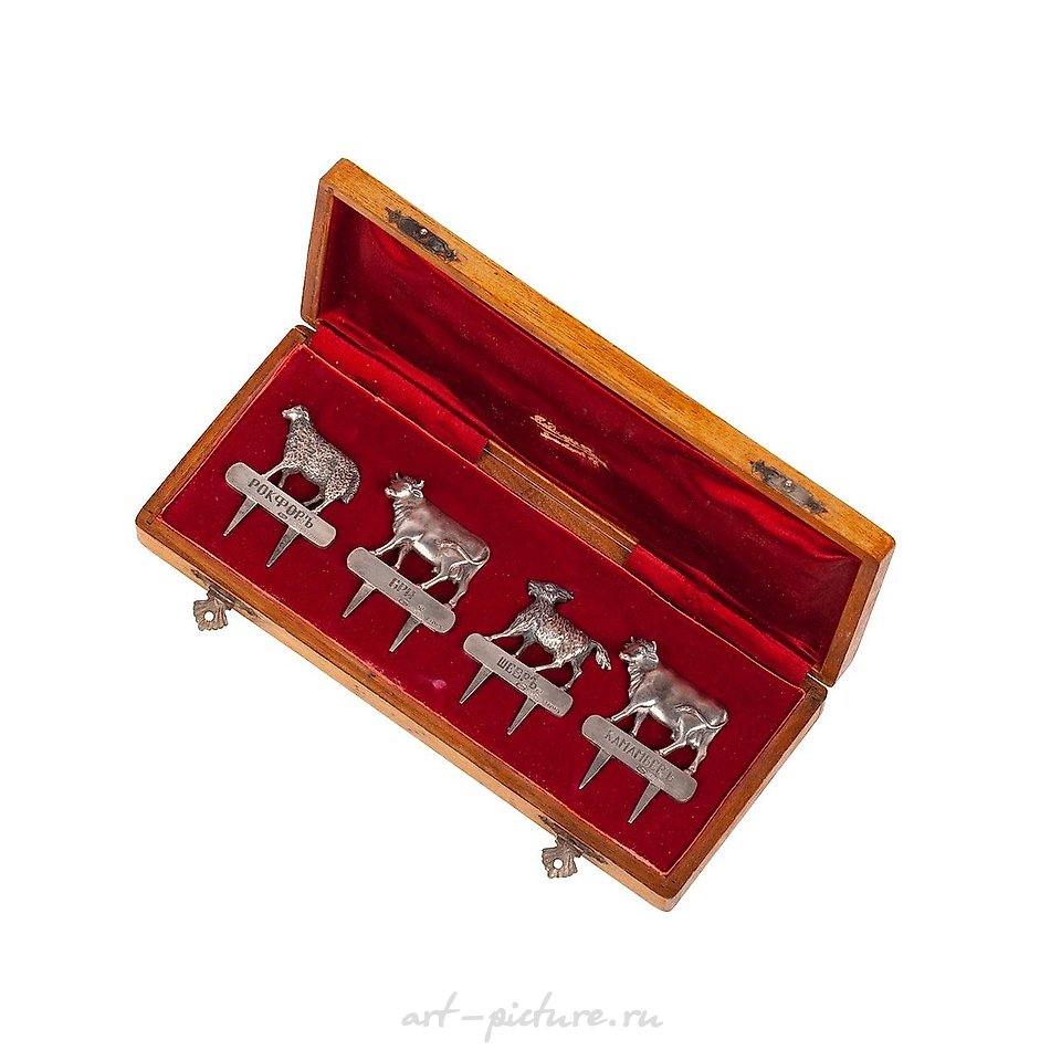 Russian silver , An interesting Russian silver tableware, Lubavin