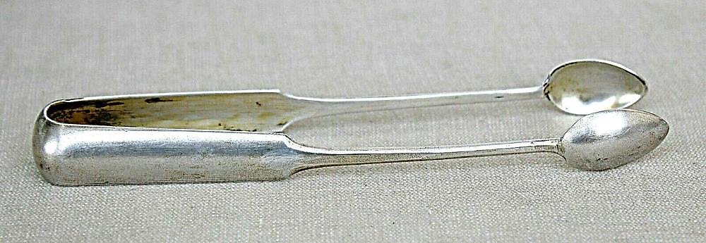 俄罗斯银 , 镀金银糖夹