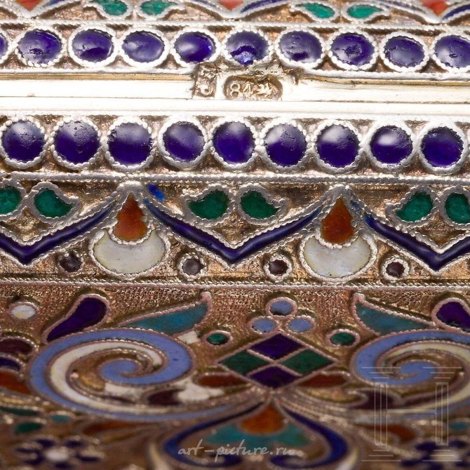 Русское серебро , Русский серебряный портсигар