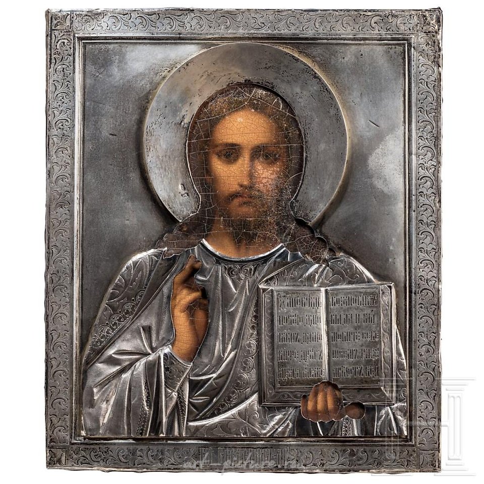 Русское серебро , Икона: Воскресение Христа