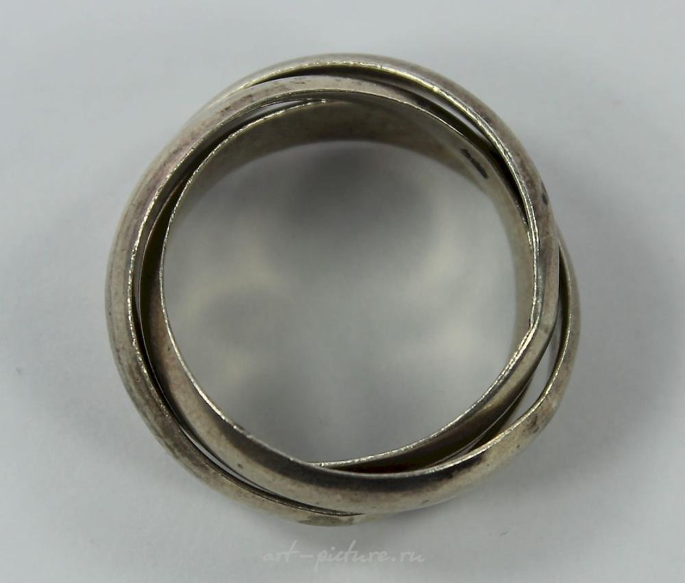 Русское серебро , Серебряное обручальное кольцо из русского серебра (925)