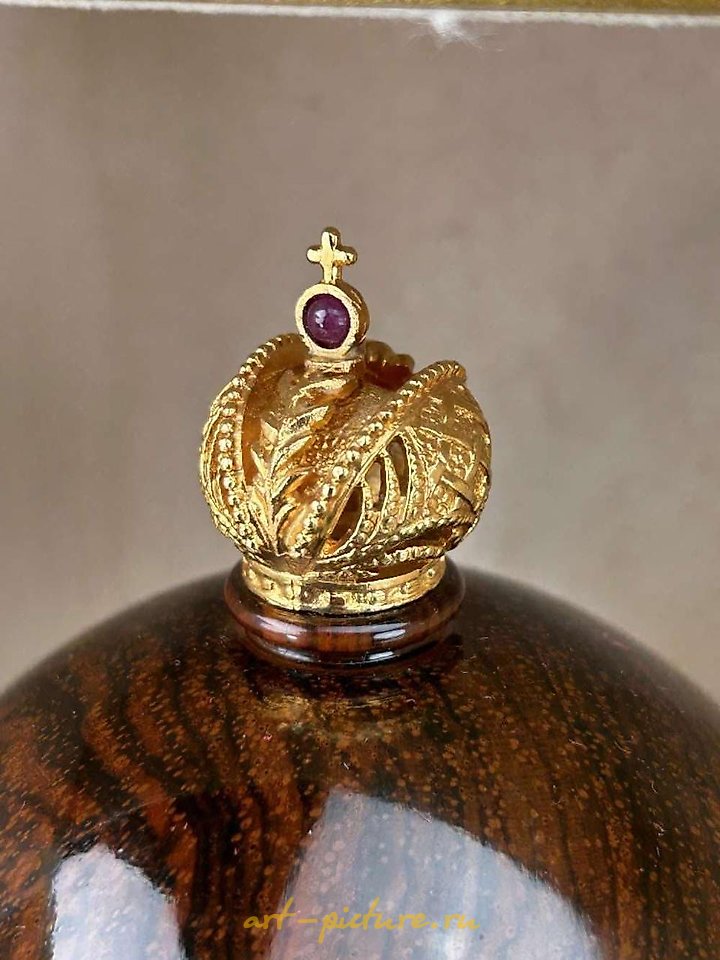 俄罗斯银 , 24克拉黄金theo Faberge Swag鸡蛋，1985年限量版