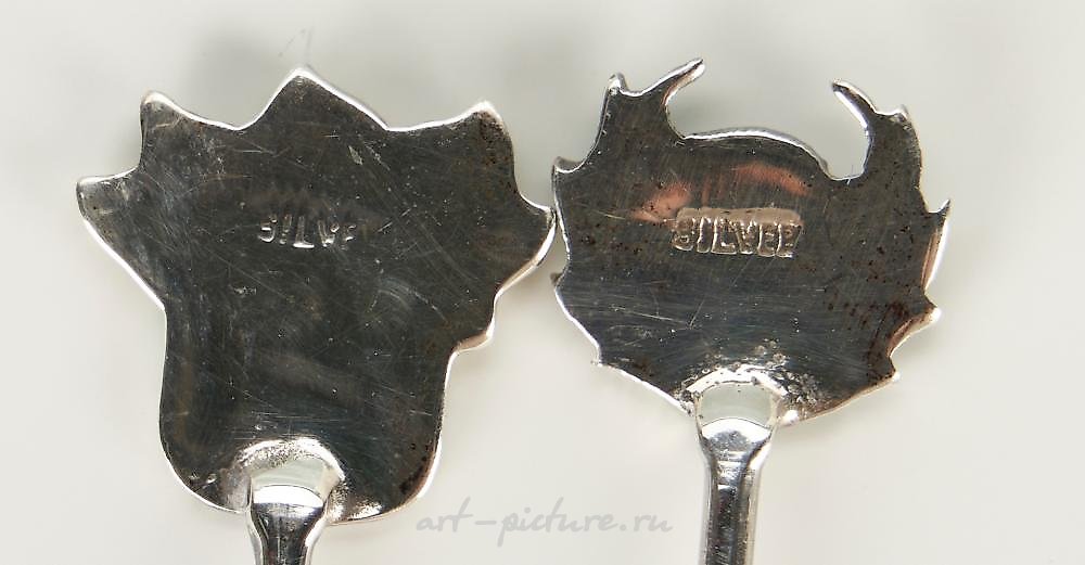 Russian silver , 6 pcs. Assorted Sterling Silver, including David-Andersen Enameled &...