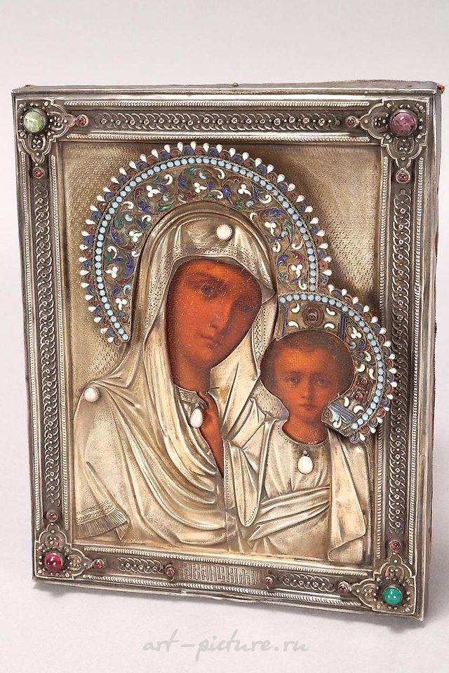 俄罗斯银 , 十九世纪俄罗斯起源的图标和银质奖励