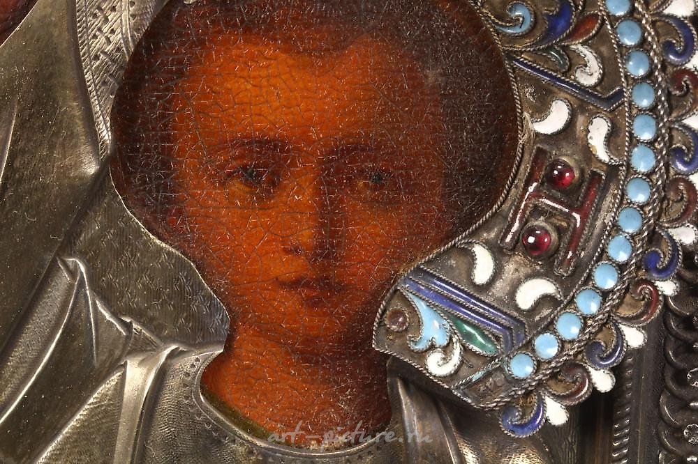 俄罗斯银 , 十九世纪俄罗斯起源的图标和银质奖励