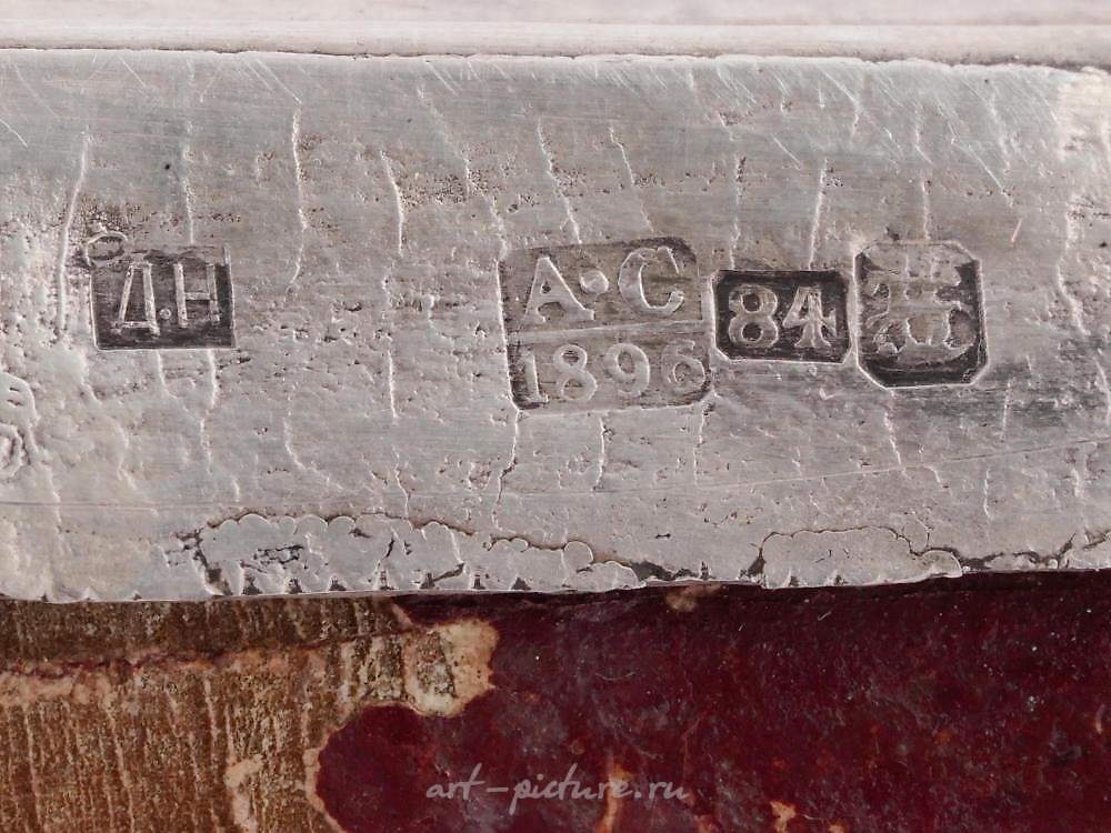 俄罗斯银 , 古董俄罗斯东正教圣尼古拉斯像