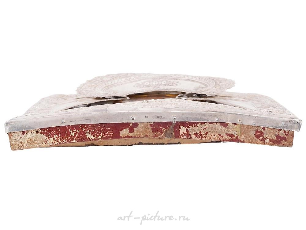 俄罗斯银 , 古董俄罗斯东正教圣尼古拉斯像