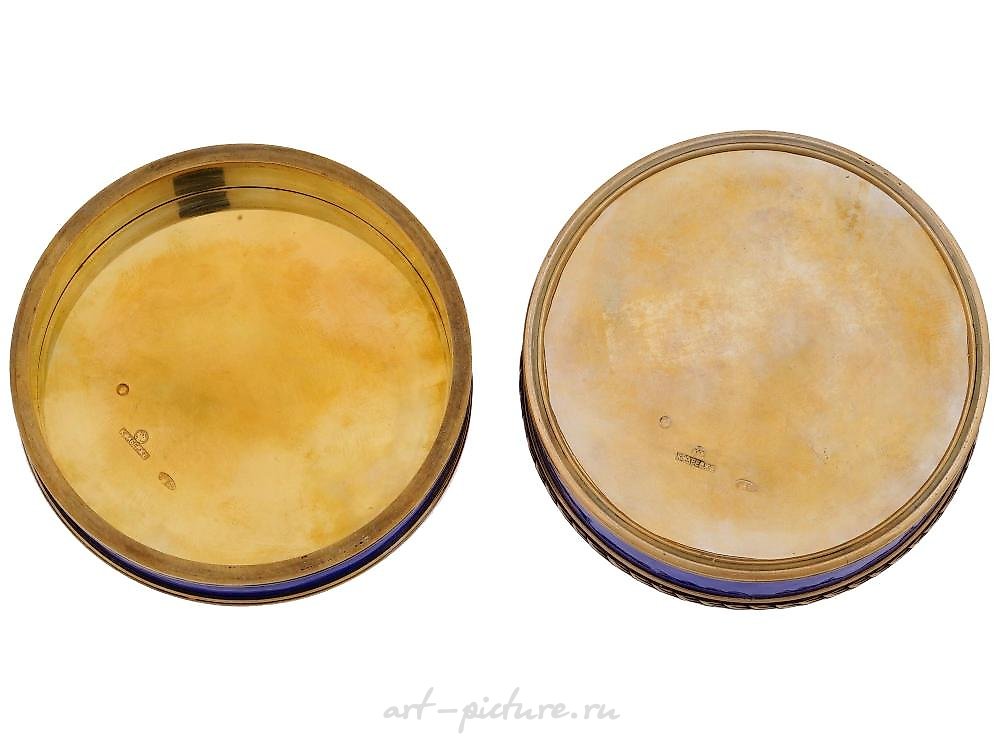 Russian silver , IMPERIAL RUSSIAN GILT SILVER ENAMEL DIAMONDS BOX