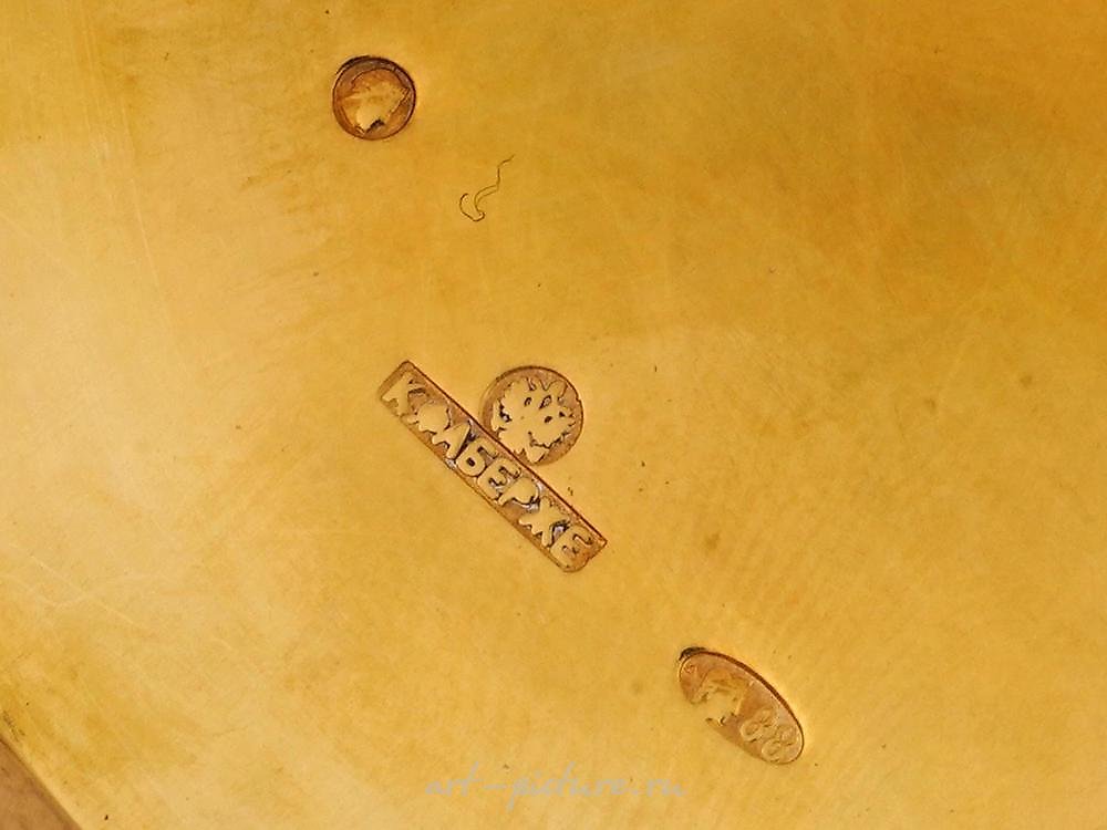 Russian silver , IMPERIAL RUSSIAN GILT SILVER ENAMEL DIAMONDS BOX