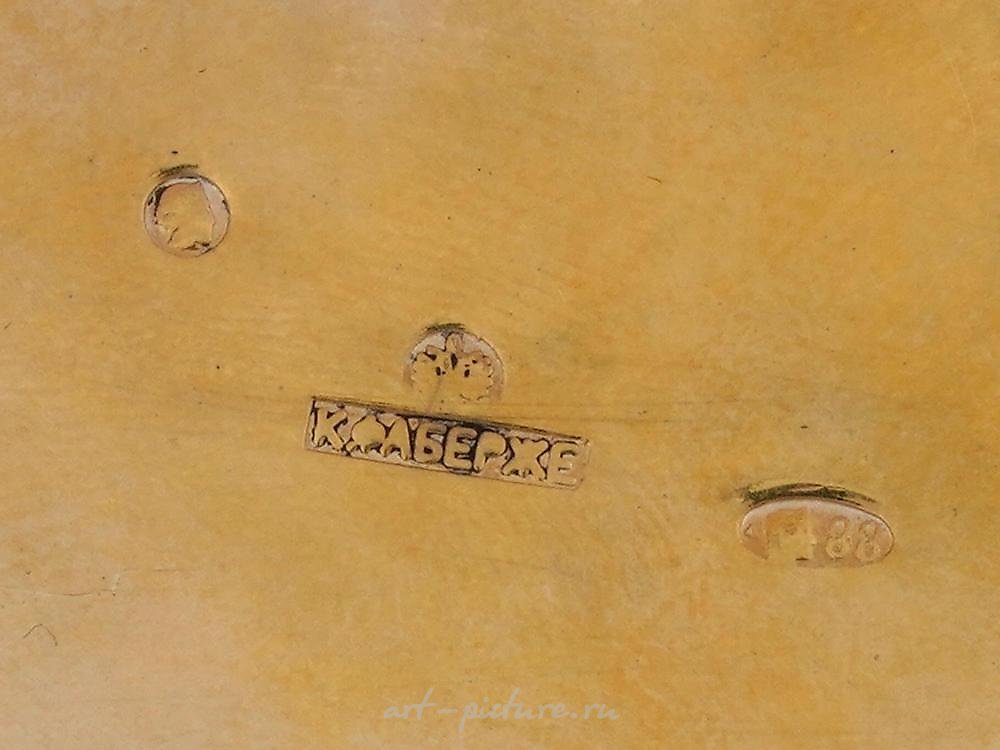 Russian silver , IMPERIAL RUSSIAN GILT SILVER ENAMEL DIAMONDS BOX