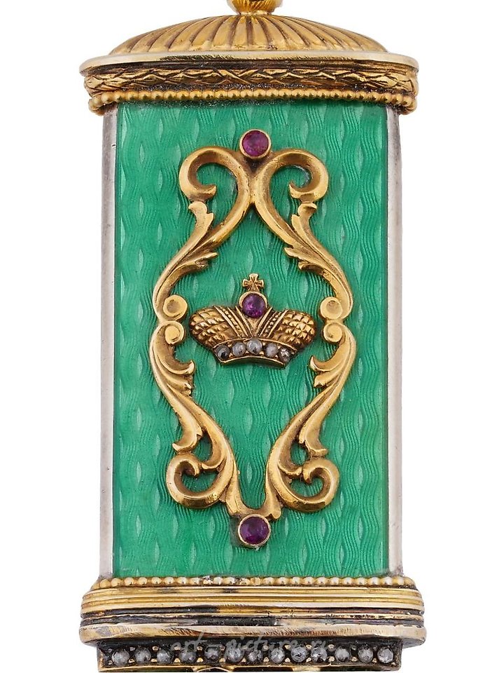 Русское серебро , Серебряный нож для открывания писем с нефритом и бриллиантами