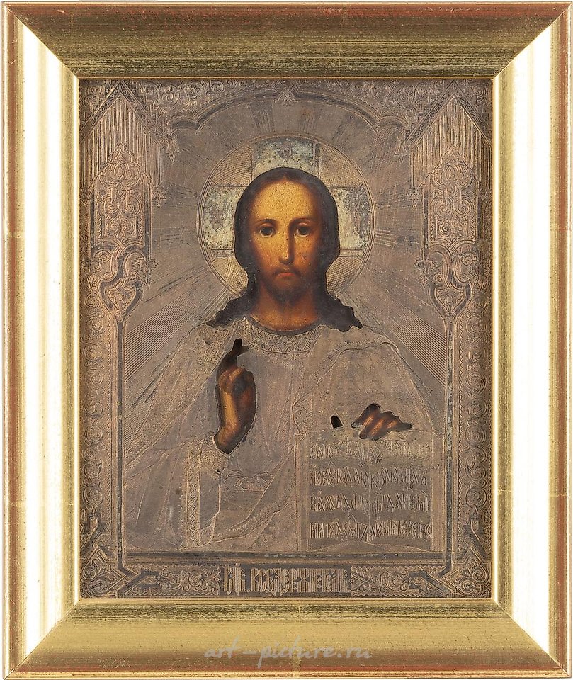 Русское серебро , СЕМЬ ИКОН, ПОКАЗЫВАЮЩИХ ИЗОБРАЖЕНИЯ БОГОРОДИЦЫ И ХРИСТА ПАНТОКРАТОРА