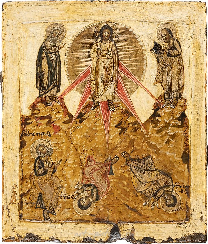 Русское серебро , Икона Преображения Христа на горе Фавор