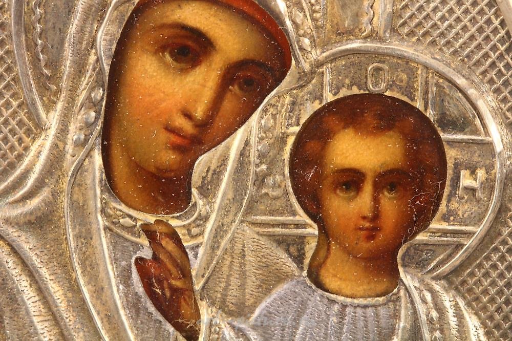 俄罗斯银 , 俄罗斯小型银色圣像