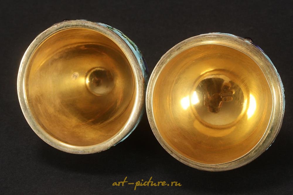 俄罗斯银 , 俄罗斯的珐琅和镀金银蛋，1908-1928年。