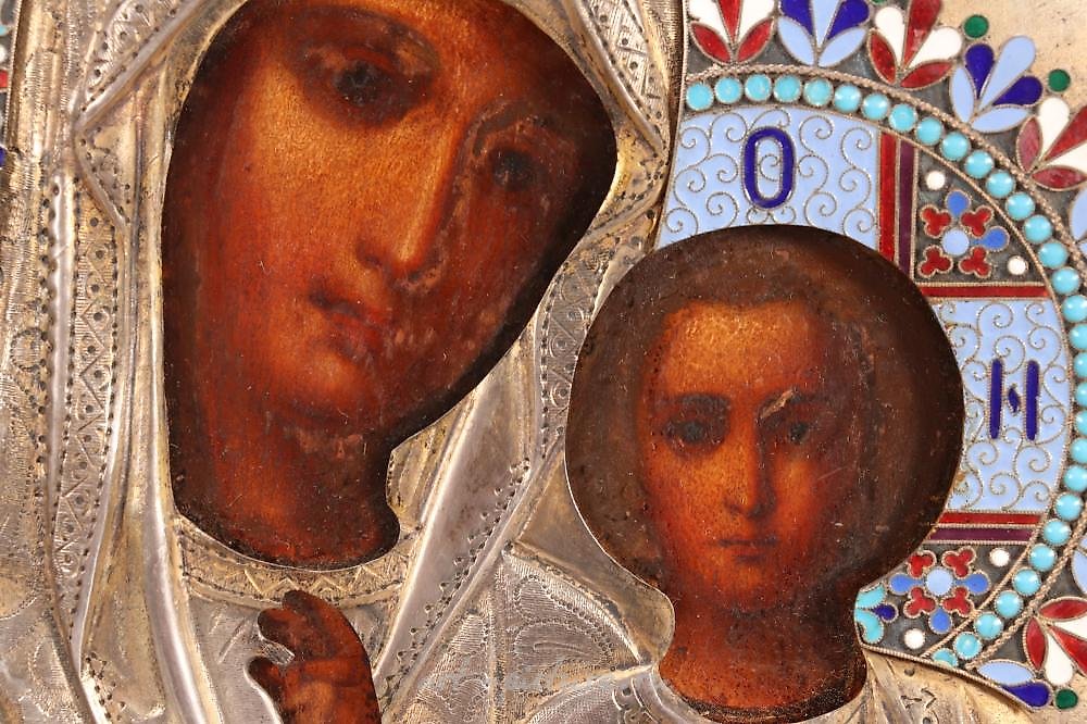 Русское серебро , Русская серебряная икона начала XX века