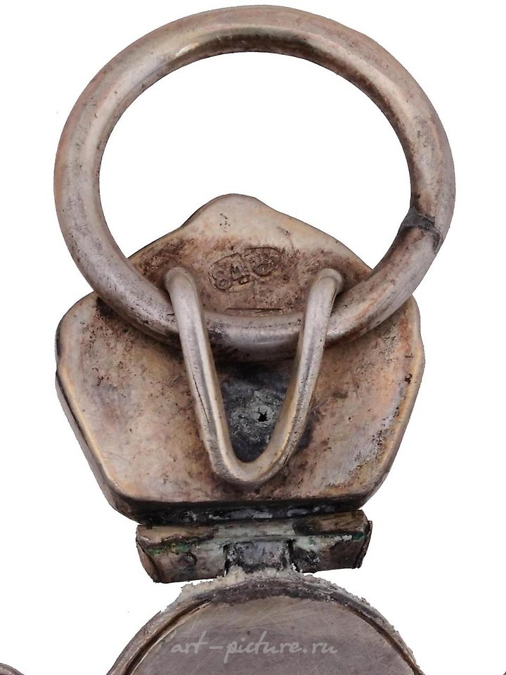 Russian silver , RUSSIAN ORTHODOX SILVER ENAMEL CROSS PENDANT