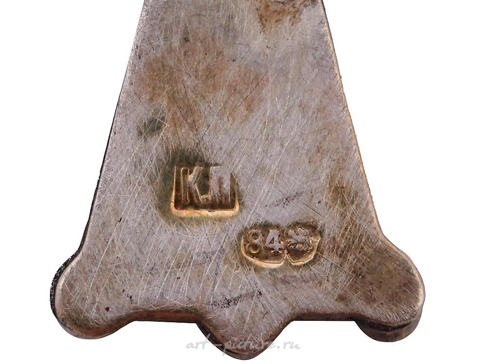 Russian silver , RUSSIAN ORTHODOX SILVER ENAMEL CROSS PENDANT