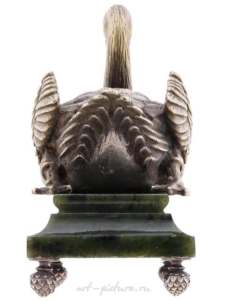 Russian silver , RUSSIAN 88 SILVER ENGRAVED FIGURINE OF HAMSTER