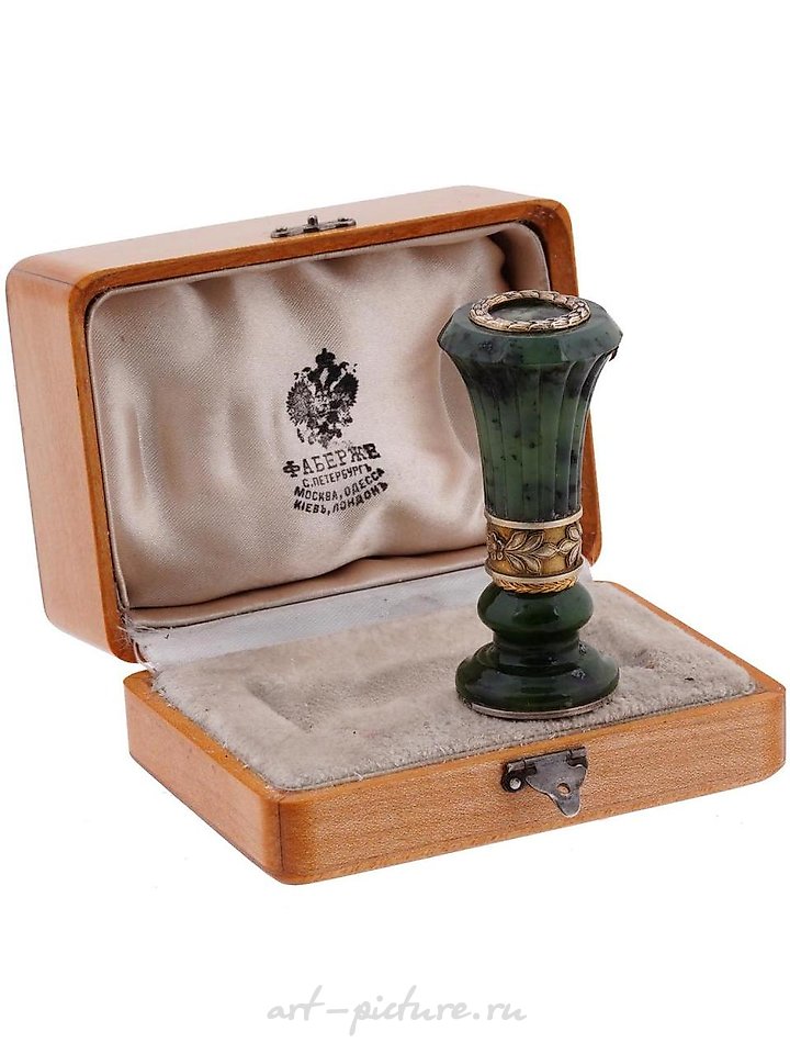 俄罗斯银 , 皇家俄罗斯镀金银和雕刻的玉印章