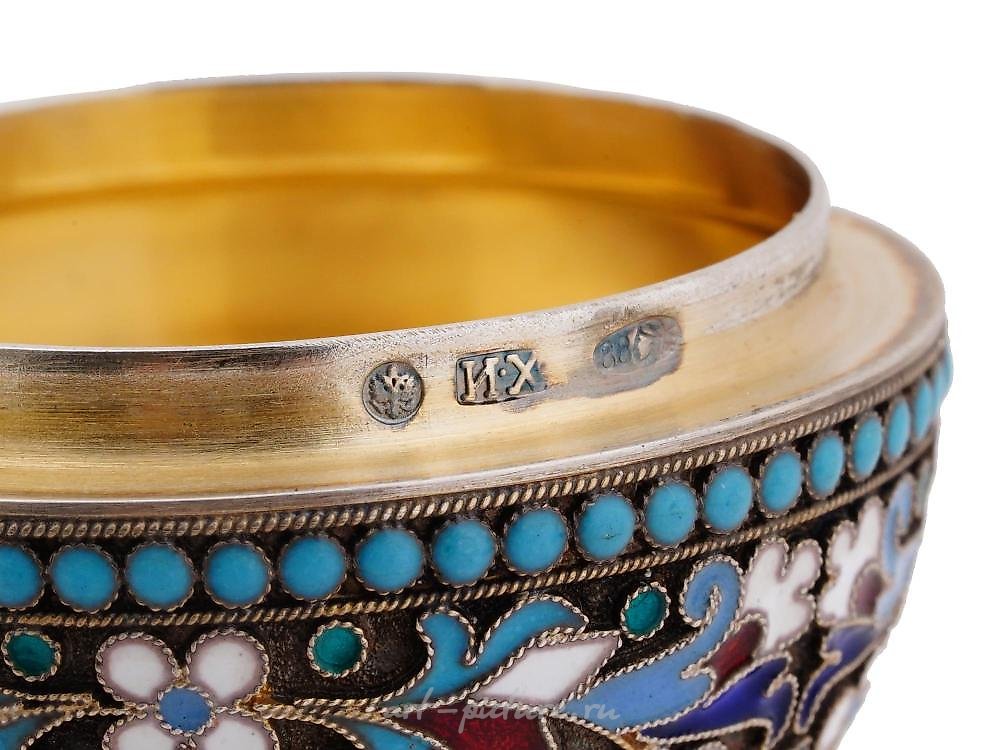 Russian silver , RUSSIAN GILT SILVER ENAMEL EASTER EGG