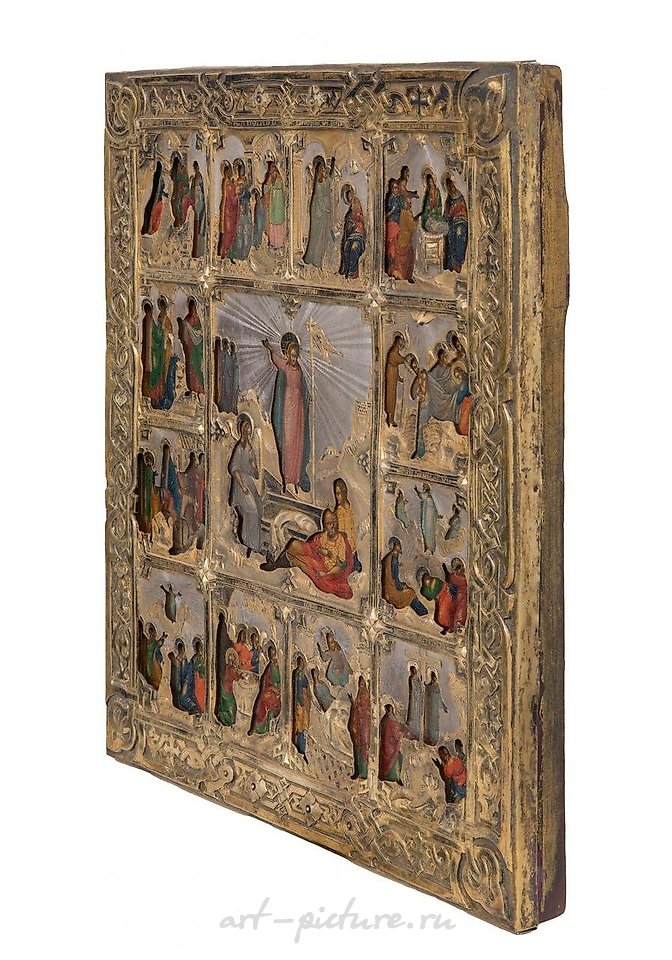 Русское серебро , Икона; русская школа; конец XIX века