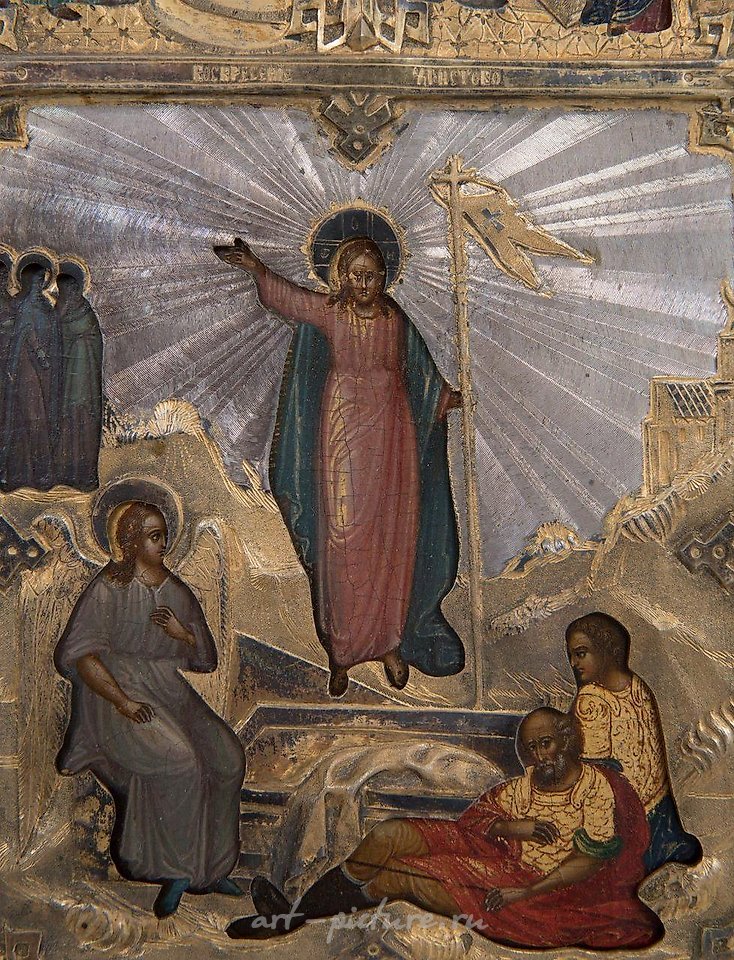Русское серебро , Икона; русская школа; конец XIX века