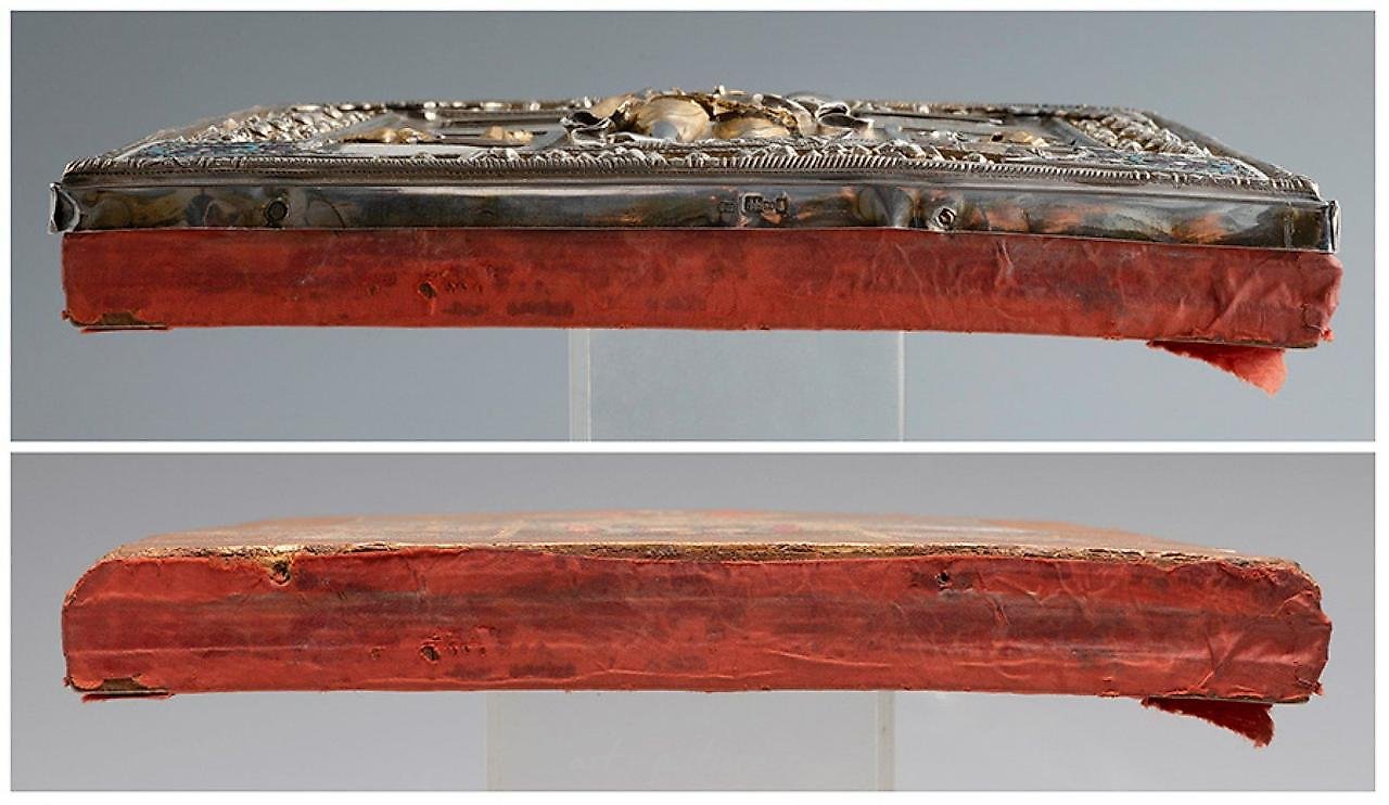 Русское серебро , Русская икона "Святой Александр Невский". Оклад из серебра