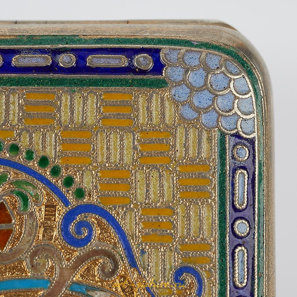 俄罗斯银 , 俄罗斯银质珐琅烟斗