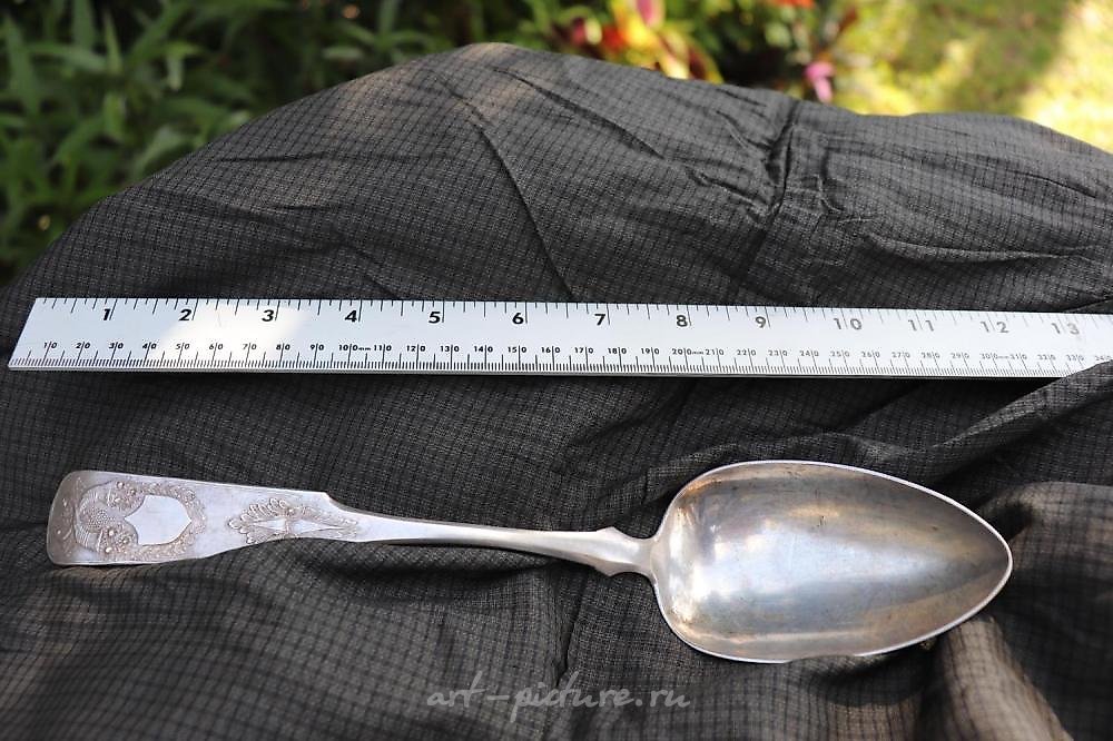 Русское серебро , Великолепная русская серебряная ложка