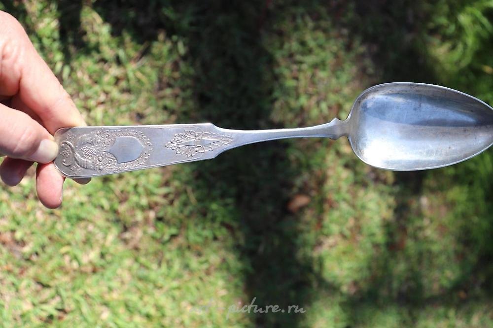 Русское серебро , Великолепная русская серебряная ложка