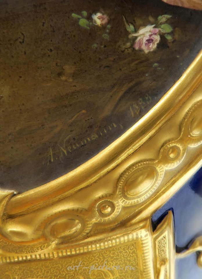 Royal Vienna , Монументальная ваза в стиле Королевской Вены 19 века