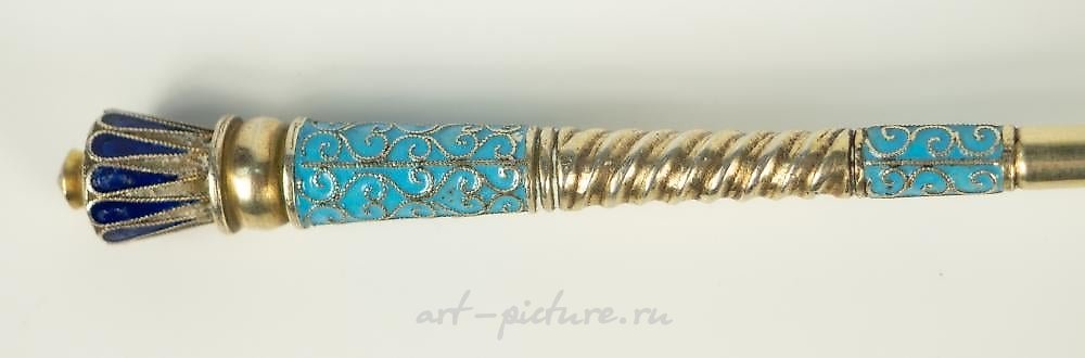 Русское серебро , Серебряная ложка для джема/меда.