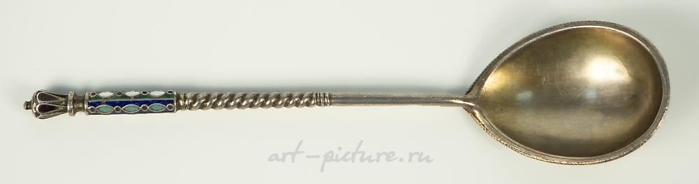 Russian silver , Silver spoon for jam/honey.