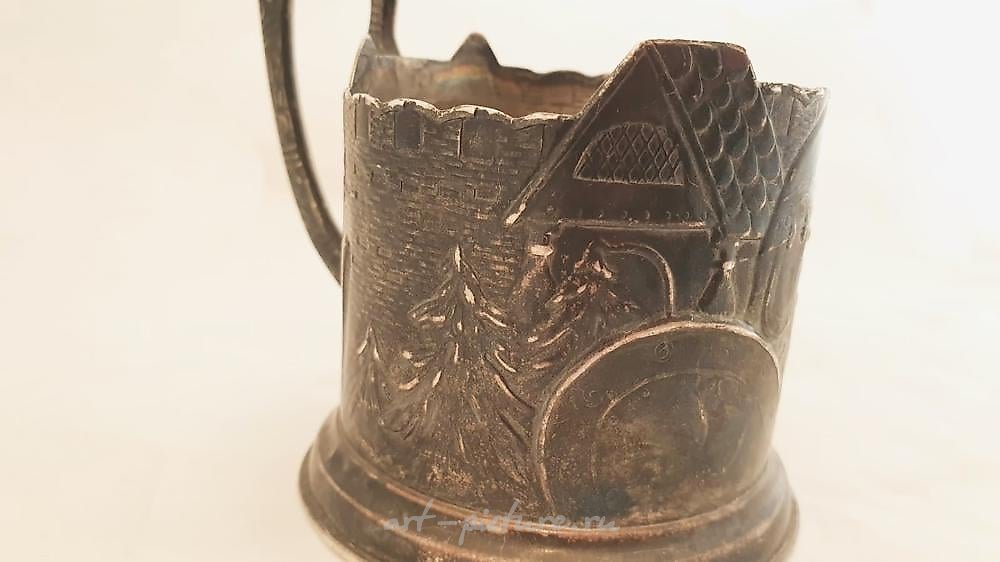 Russian silver , RUSSIAN SILVER CUP HOLDER