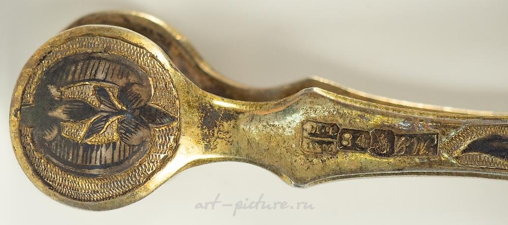 俄罗斯银 , 盒装六只茶匙