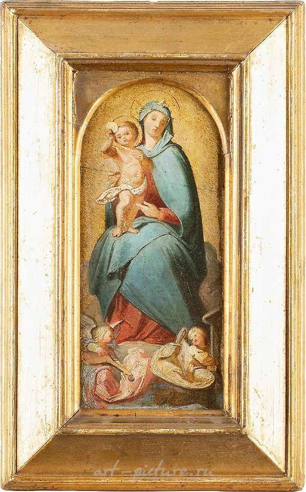 Русское серебро , Икона с изображением расширенной деисиды