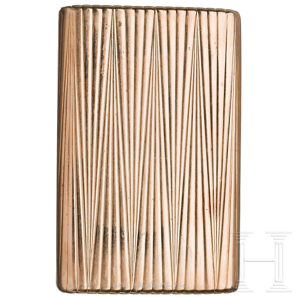 Русское серебро , Золотой сигаретный кейс, Санкт-Петербург